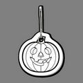 Zippy Pull Clip & Smiling Jack-O' Lantern Clip Tag (Outline)